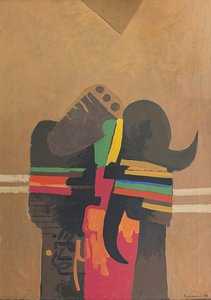 Wüstenszene Nr. 2 — Dia Al-azzawi