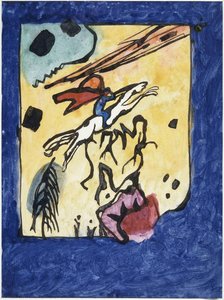 Próba Okładki „der Blaue Reiter Almanach” — Wassily Wassilyevich Kandinsky