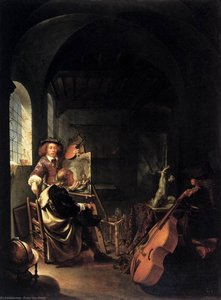The Painter's Studio — Frans Van Mieris