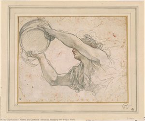 Woman Holding The Papal Tiara — Pietro Da Cortona