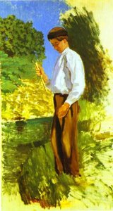 Louis Auriol Fishing — Frédéric Bazille