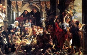 Christ Driving The Merchants From The Temple — Jacob Jordaens