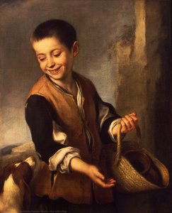 Boy With A Dog — Bartolomé Esteban Murillo