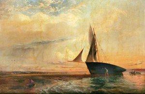 Fishing Smack On The Shore — Henry Baines