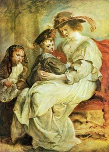 Helene Fourment With Her Children — Peter Paul Rubens