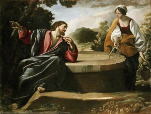 Christ And The Woman Of Samaria — جوفاني لانفرانكو