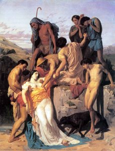 Zenobia Von Hirten Auf Den Ufern Des Flusses — William-adolphe Bouguereau