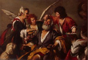 The Healing Of Tobit — Bernardo Strozzi