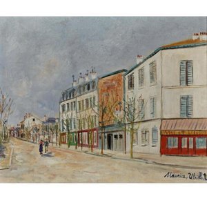 Asnières Street — モリス・ウトリロ