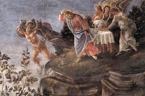 Tre Tentazioni Di Cristo (dettaglio) (14) — Sandro Botticelli