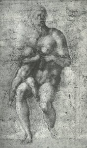 Study For A ^quot;holy Family With The Infant St.john^quot; — Michelangelo Morlaiter