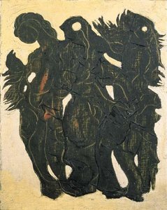 Trois Jeunes Filles En De Belles Poses — Max Ernst