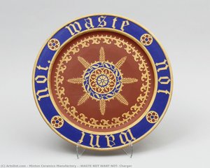 “waste Not Want Not” Charger — Minton Ceramics Manufactory