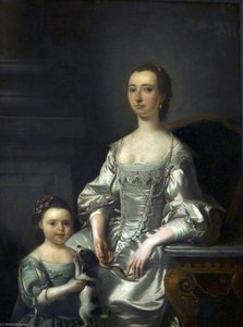 Mrs Thomas Johnson And Her Daughter — Henry Pickering