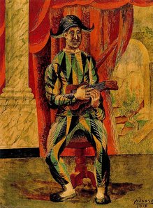 Arlequim Com Guitarra — Pablo Picasso