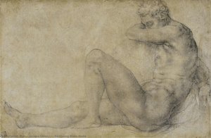 Reclining Male Nude — Jacopo Carucci