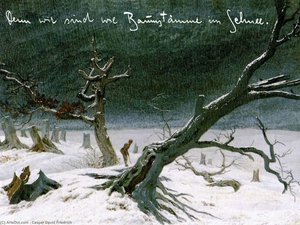Paesaggio Invernale — Caspar David Friedrich