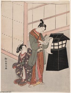 Reading A Letter — Suzuki Harunobu