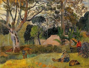 Te Raau Rahi (také Známý Jako Velký Strom) — Paul Gauguin