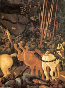 Battaglia Di San Romano - Bernardino Della Ciarda (dettaglio) — Paolo Uccello