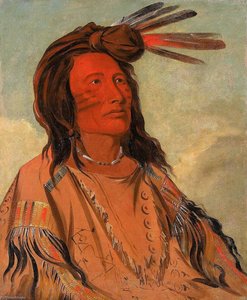 Tchán Dee, Tobacco, Un Capo Oglala — George Catlin