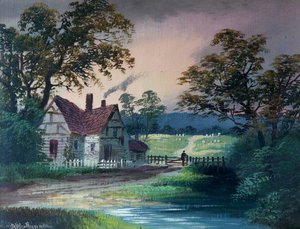 Half Timbered House — Alfred Worthington