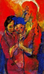 Mother With Two Children — Emile Nolde