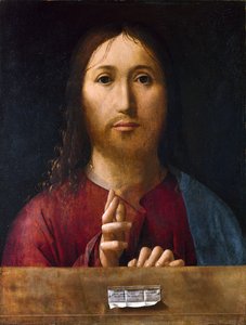 Christ Blessing — Antonello Di Giovanni Di Antonio (antonello Da Messina)