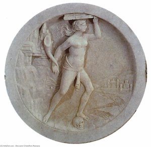 Portale Dello Studiolo (dettaglio) — Giovanni Cristoforo Romano