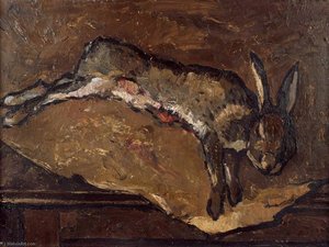 Umrlý Zajíc V Hnědé Papírové Krabici — Kyffin Williams