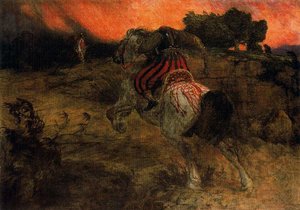 Astolphe S´enfuyant Avec La Tête D'orrile — Arnold Böcklin