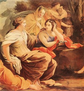 Parnasso O Apollo E Le Muse (dettaglio) — Simone Vouet
