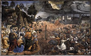 Crossing Of The Red Sea — Kozimo Roselli