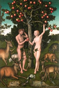 Adam Und Eva — Lucas Cranach Der Ältere