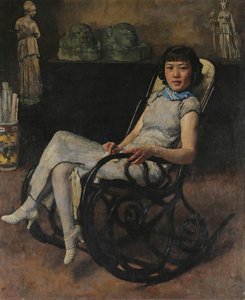 Portrait Of Sun Duoci — Xu Beihong