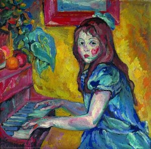 Portrait Of Daughter — Pyotr Konchalovsky