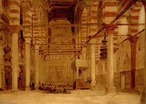 Interior Of The Mosque Of Metwalis, Cairo — დეივიდ რობერტსი