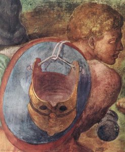 Omvandlingen Av Saul (detalj) — Michelangelo Buonarroti