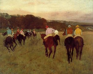 Šampionky Na Longchampovej — Hilaire-germain-edgar Degas