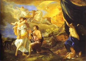 Diana És Endymion — Poussin