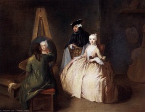 Painter In His Studio — Пјетро Лонги
