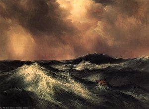 The Angry Sea — Thomas Moran