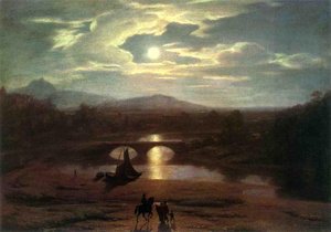 Moonlit Landscape — Washington Allston