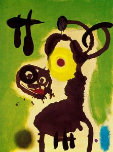 Femeie Și Pătrat — Joan Miró