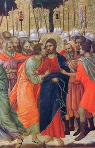 Arrest Of Christ (fragment) — Duccio Di Buoninsegna