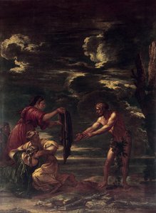 Odysseus And Nausicaa — Salvator Rosa