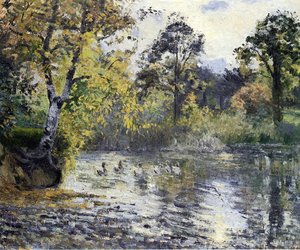 El Estanque De Montfoucault — Camille Pissarro
