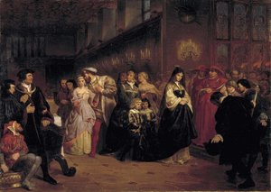 The Courtship Of Anne Boleyn — Emanuel Gottlieb Leutze