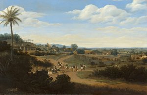 Brazilian Landscape With A House Under Construction — Frans Post