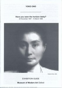 Have You Seen The Horizon Lately? Exhibition Guide — Joko Ono